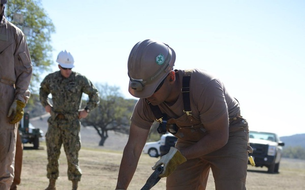 NMCB 4 Water Well Drilling Team conducts Operations in Field Training Exercise