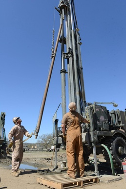 NMCB 4 Water Well Drilling Team conducts operations in Field Training Exercise