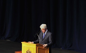 Bill Clinton at US Naval Academy