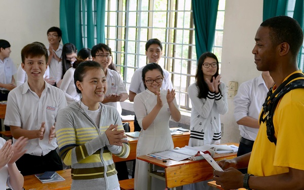 Sports exchange at NEA Vietnam