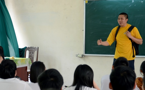 Sports exchange at NEA Vietnam