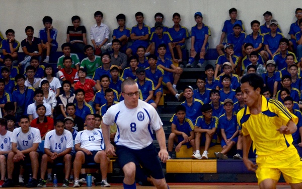 Sports exchange at NEA Vietnam