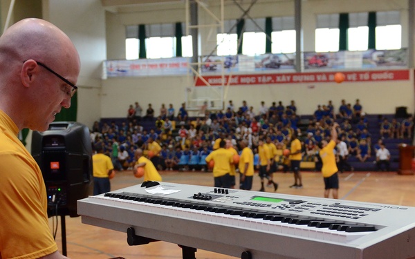 Sports exchange at NEA Vietnam