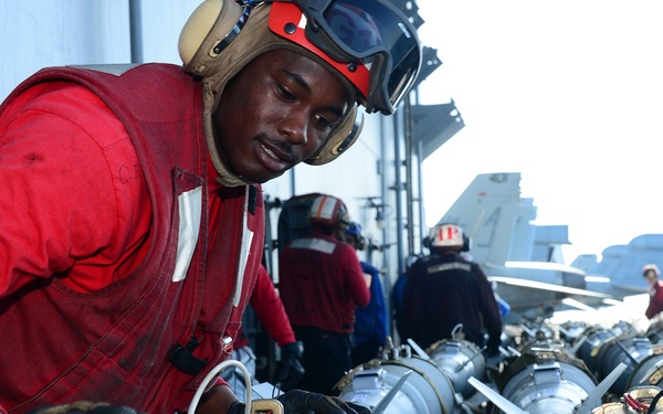 BBU-54 bombs aboard USS George H.W. Bush