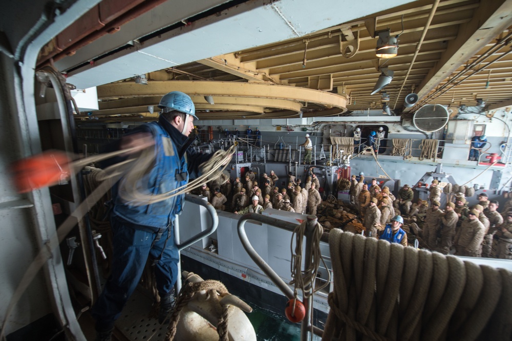USS Denver operations