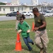 Children play Marine during Junior Warrior Day