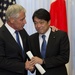 Hagel meets with Japanese officials