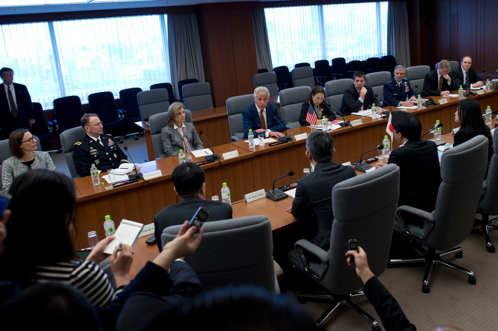 Secretary of defense meets with Japanese minister of defense