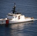 Coast Guard Cutter Stratton trains with San Diego Coast Guard helicopter crew