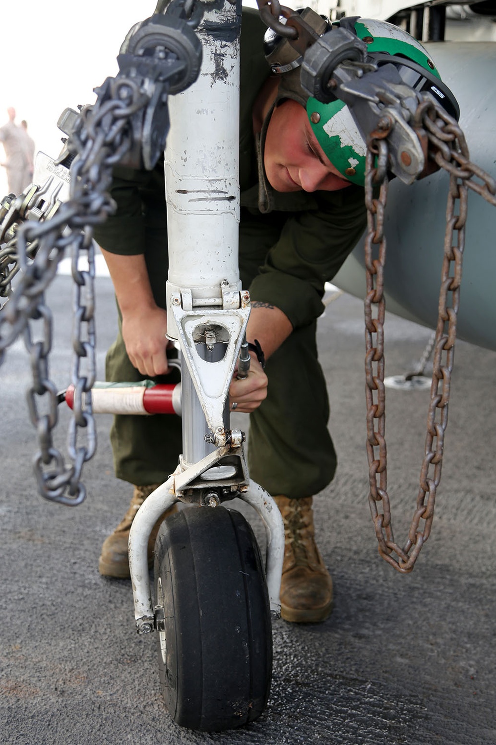 USS Makin Island flight deck operations