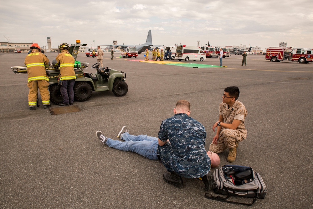 Mass casualty evacuation drill unites first responders with common goal