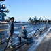 USS Ronald Reagan flight deck action