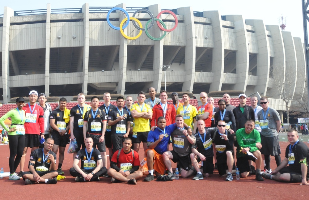 Leisure – Steel team runs Seoul International Marathon