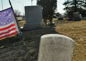 American Revolutionary War cemetery marker dedication