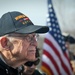 WWII Veteran looks on during American Revolutionary War cemetery dedication