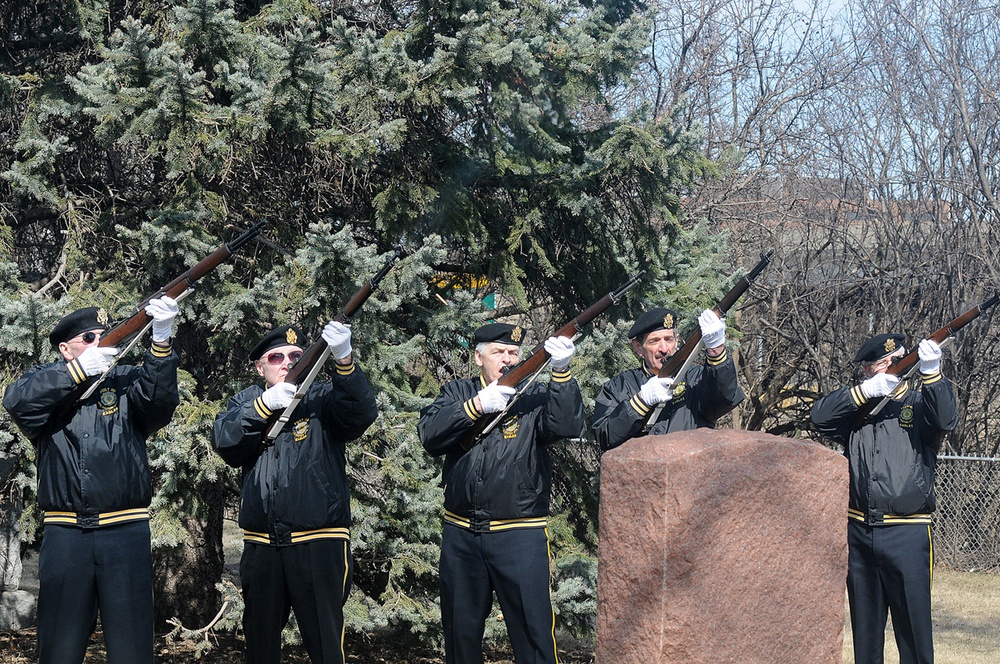 American Revolutionary War cemetery marker ceremony