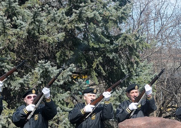 American Revolutionary War cemetery marker ceremony