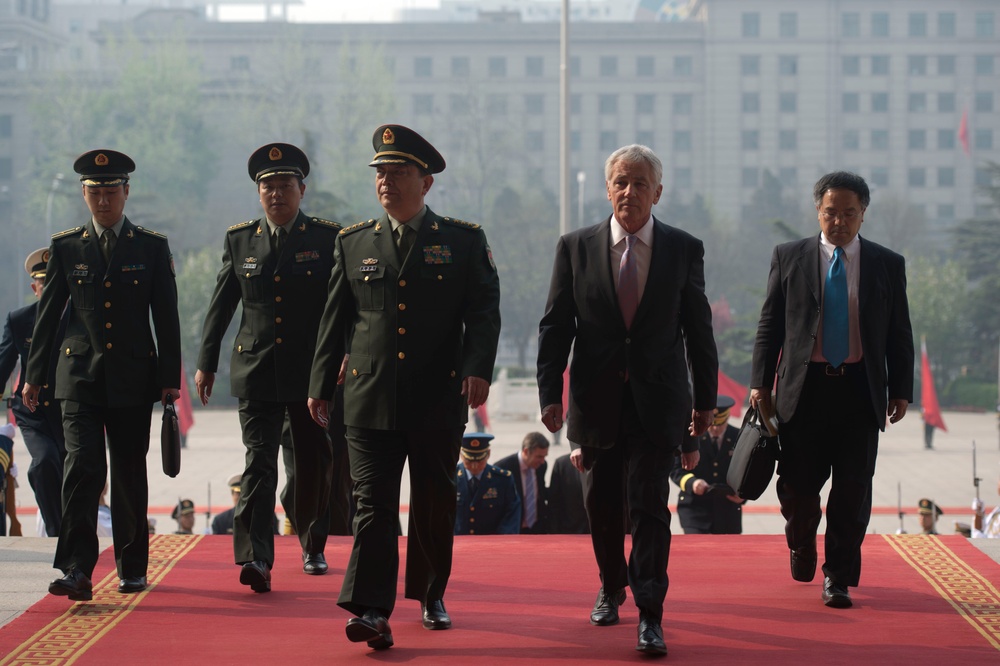 Hagel meets with Chinese minister of defense
