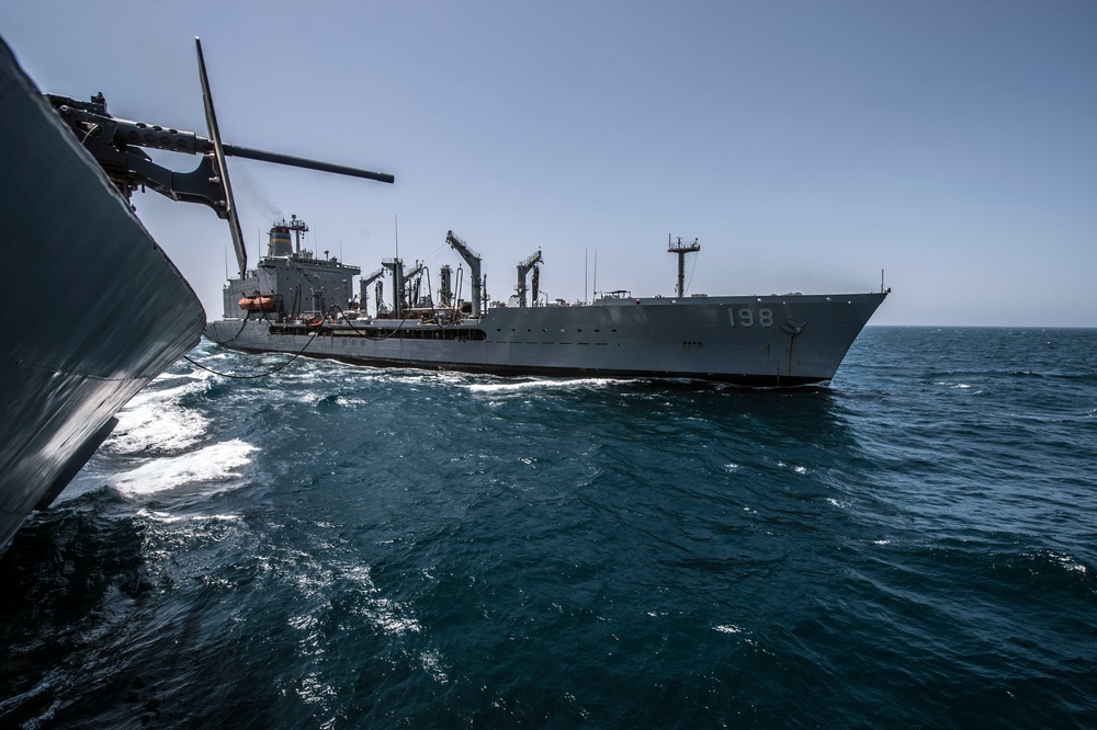 USS Philippine Sea replenishment