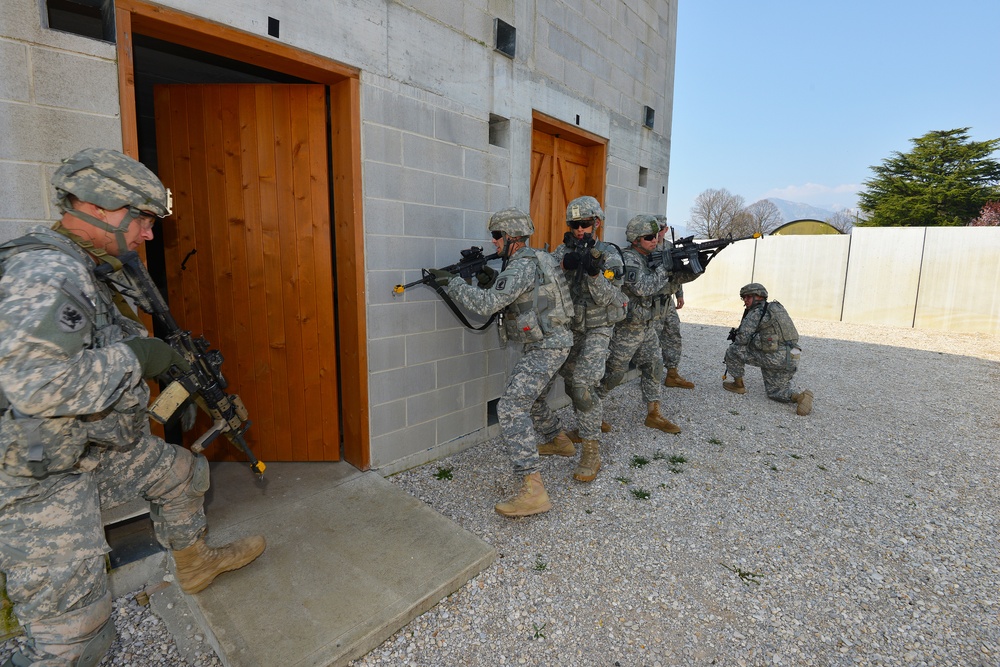 173rd IBCT (A) MOUT training