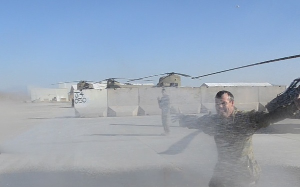 1st CAB says goodbye To 31 year aviator