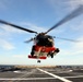 Coast Guard Cutter Bertholf trains with San Diego helicopter crew