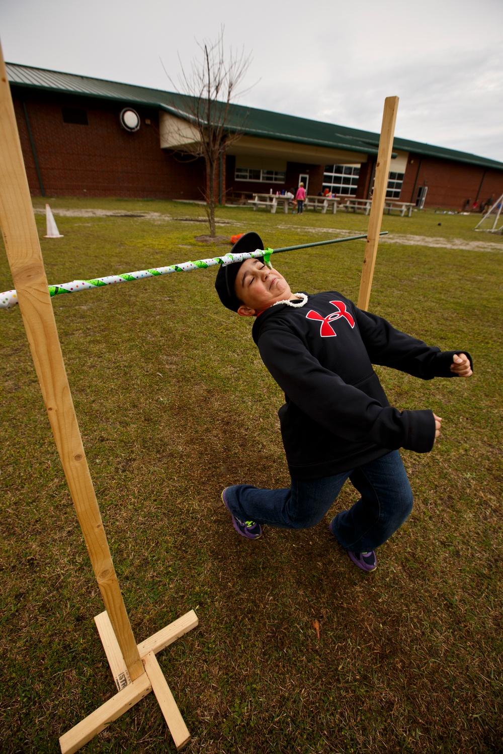 Marines Volunteer at Elementary School Field Day