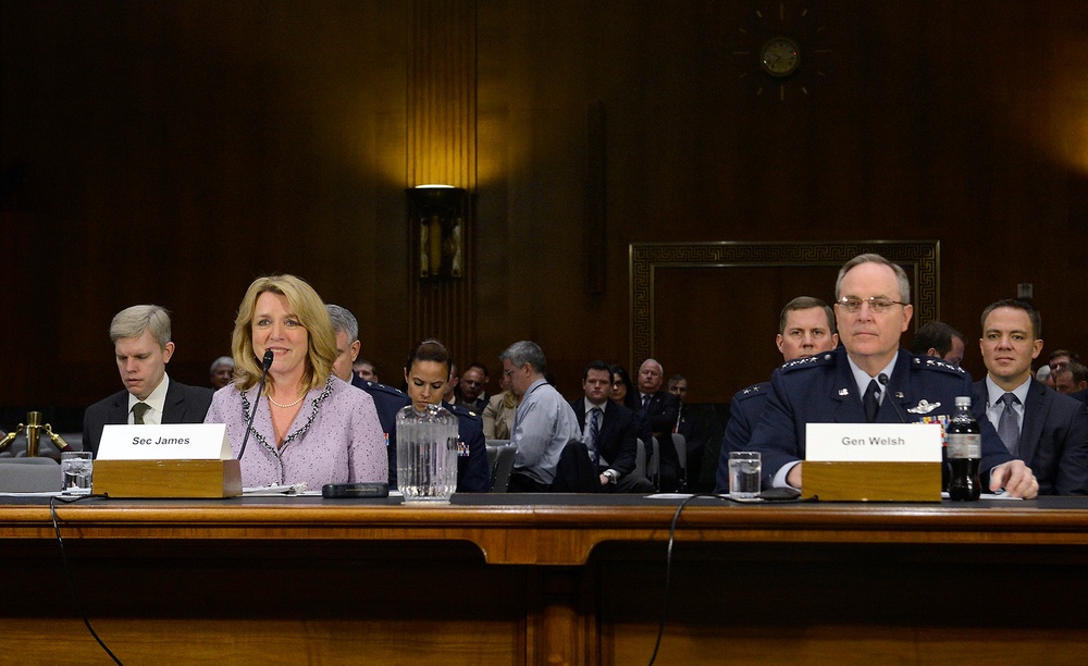 Air Force Secretary and Chief of Staff Deliver the Air Force Posture Statement.