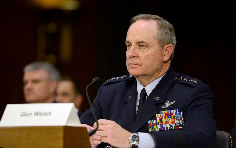 Air Force secretary and chief of staff deliver the Air Force Posture Statement