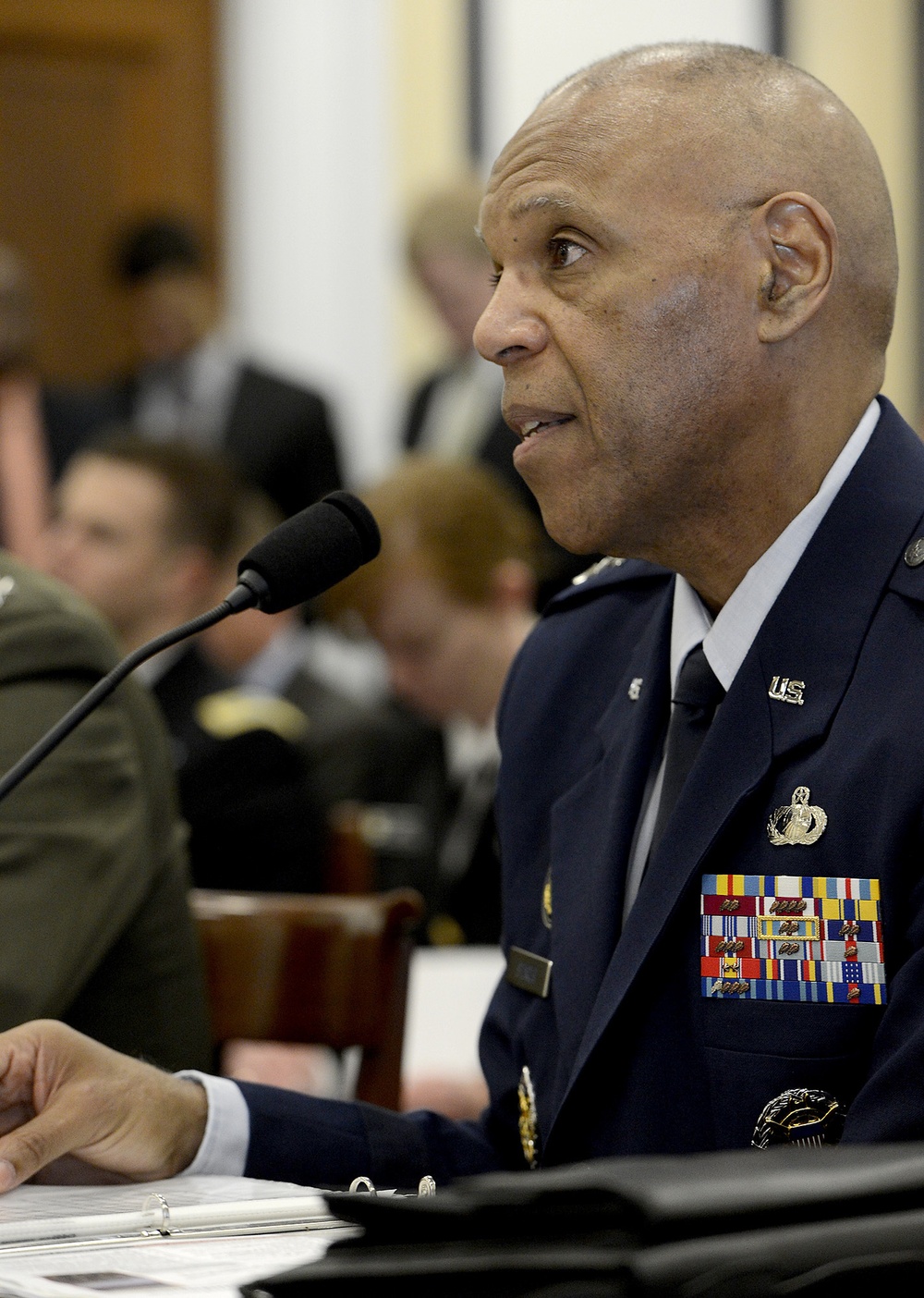Air Force Vice Chief of Staff Gen. Larry O. Spencer testifies on the Air Force Readiness Posture before the House Armed Services Committee