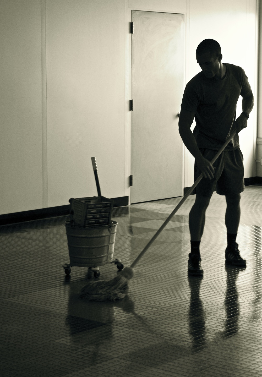 Mopping Sailor