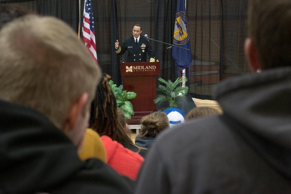 Commander, US Strategic Command visits Midland University