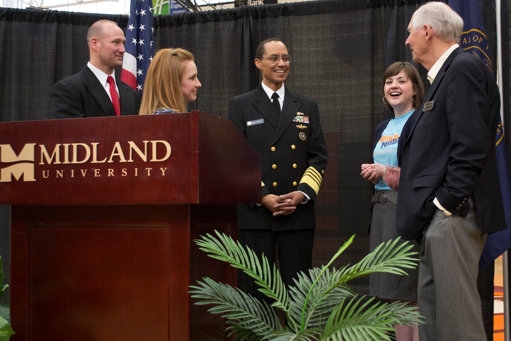 Commander, US Strategic Command visits Midland University