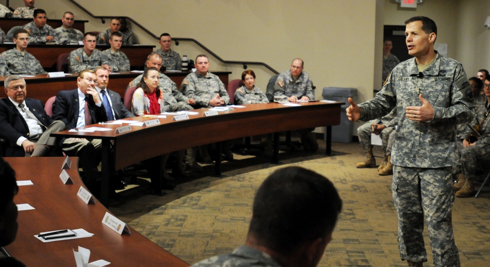 Chief of the US Army Reserve holds town hall at Fort McCoy