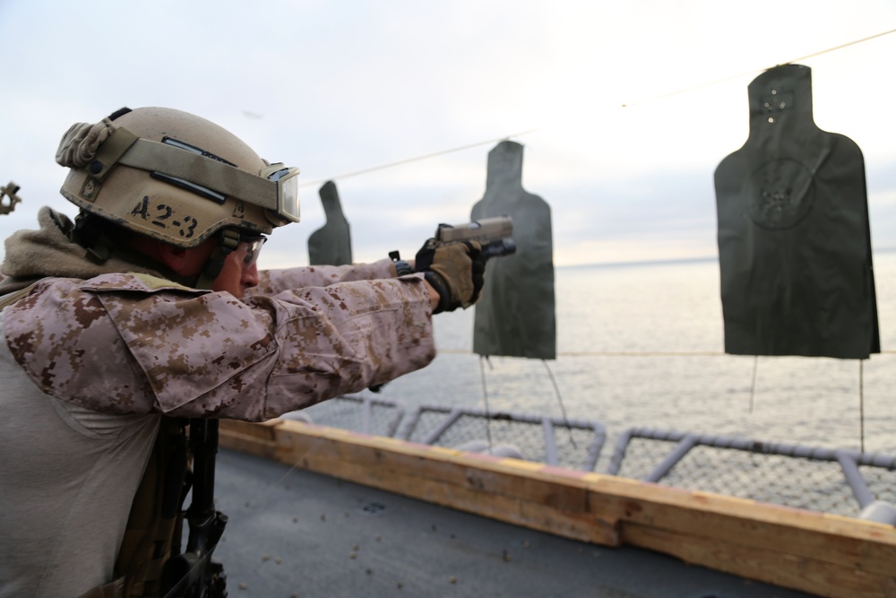 11th Marine Expeditionary Unit's raid force conducts combat drills