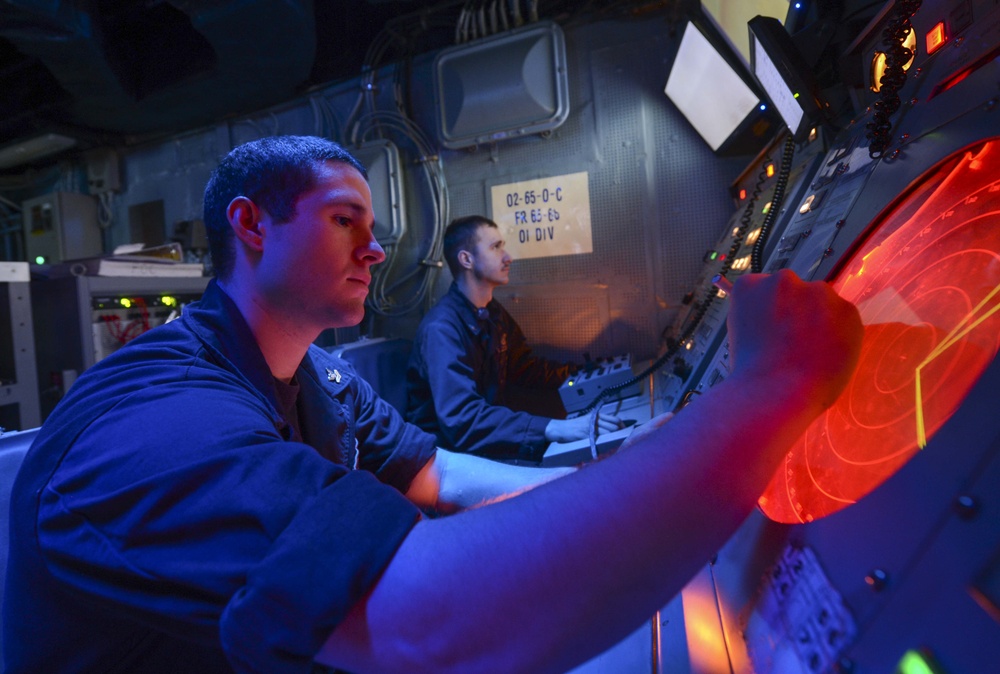 USS Bataan Combat Information Center activity