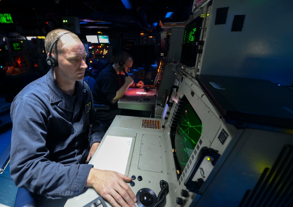 USS Bataan Combat Information Center activity