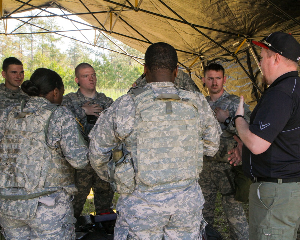 Paratroopers conduct training on the emWave system