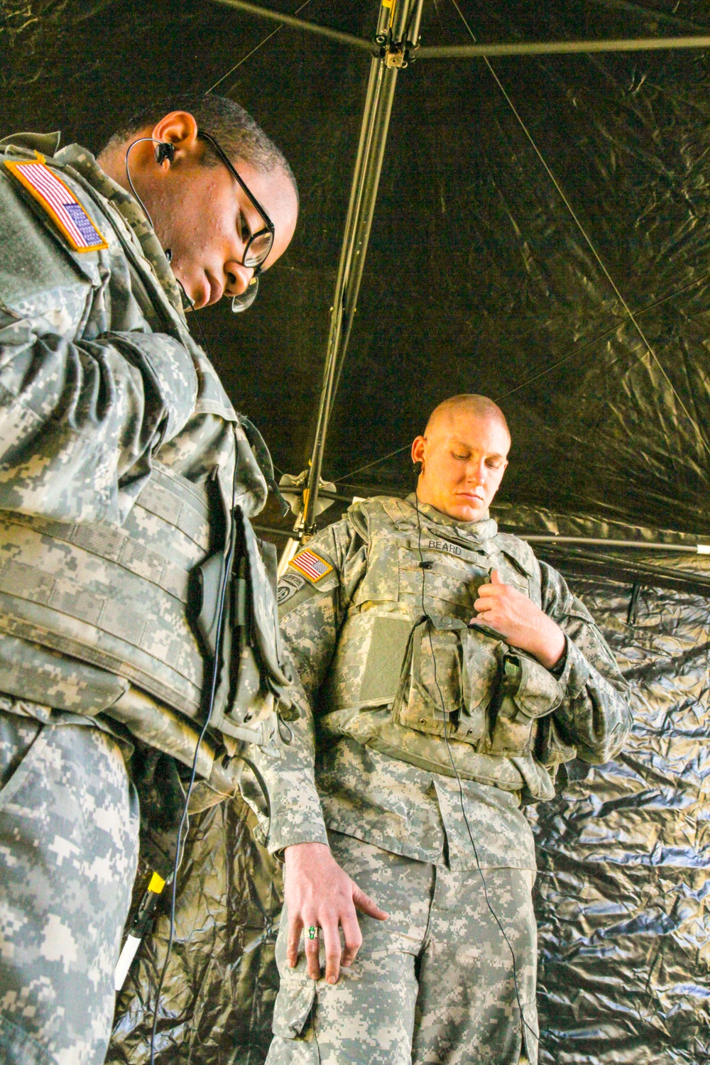 Paratroopers train on the emWave system