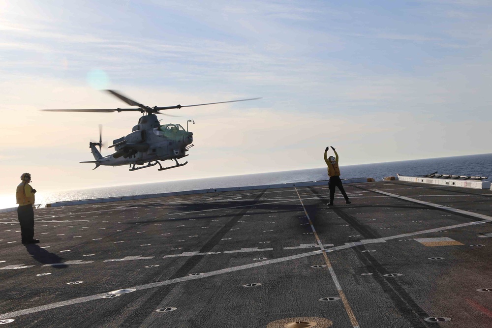 USS San Diego flight ops