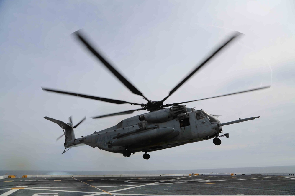 USS San Diego Flight deck Ops