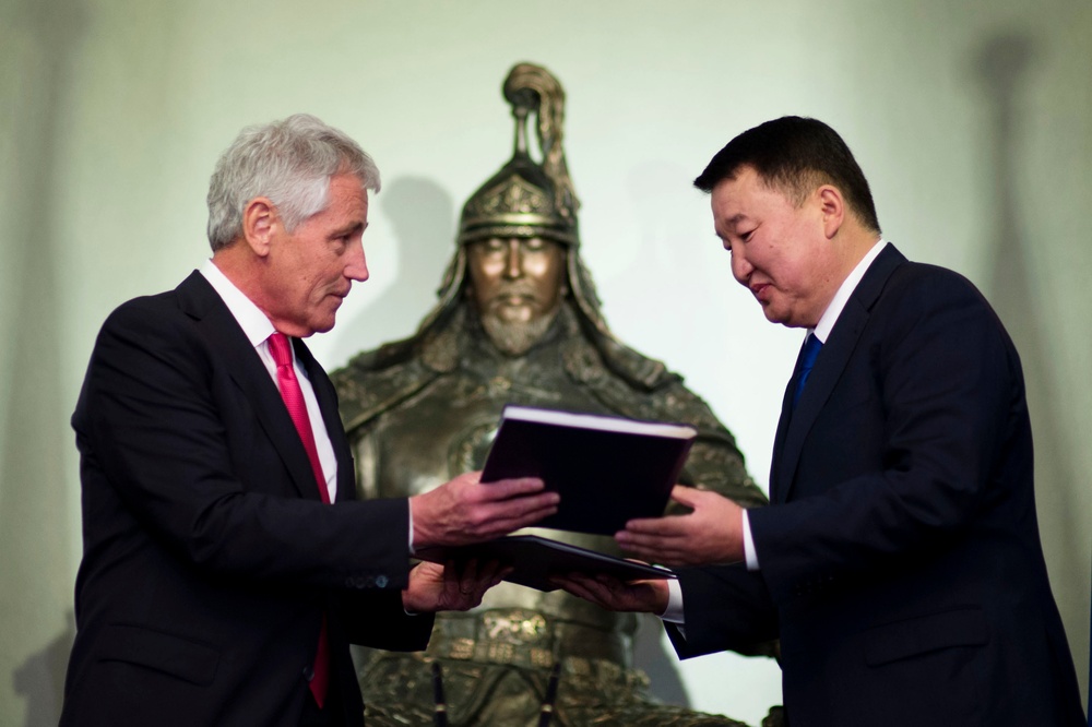 Secretary of defense trip to Mongolia