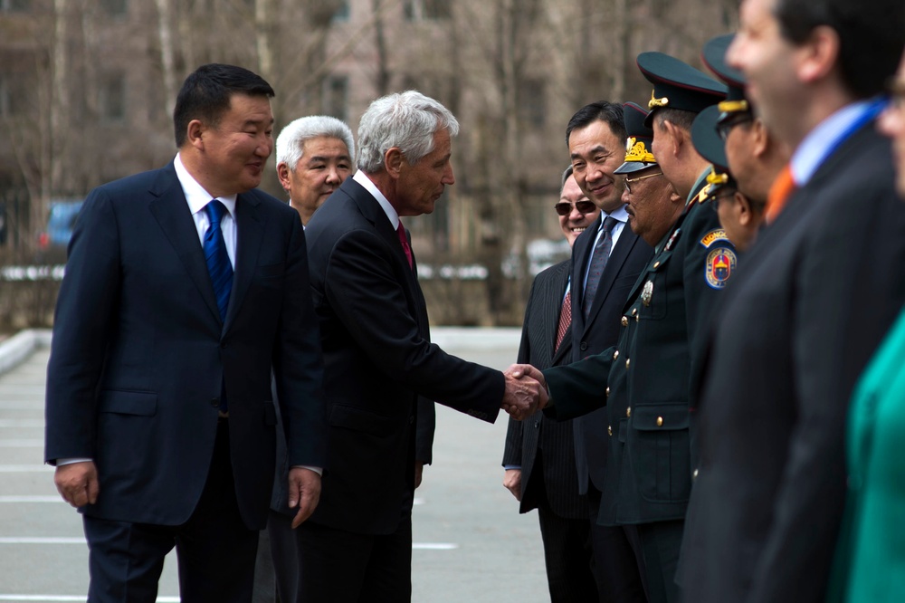 Secretary of defense trip to Mongolia