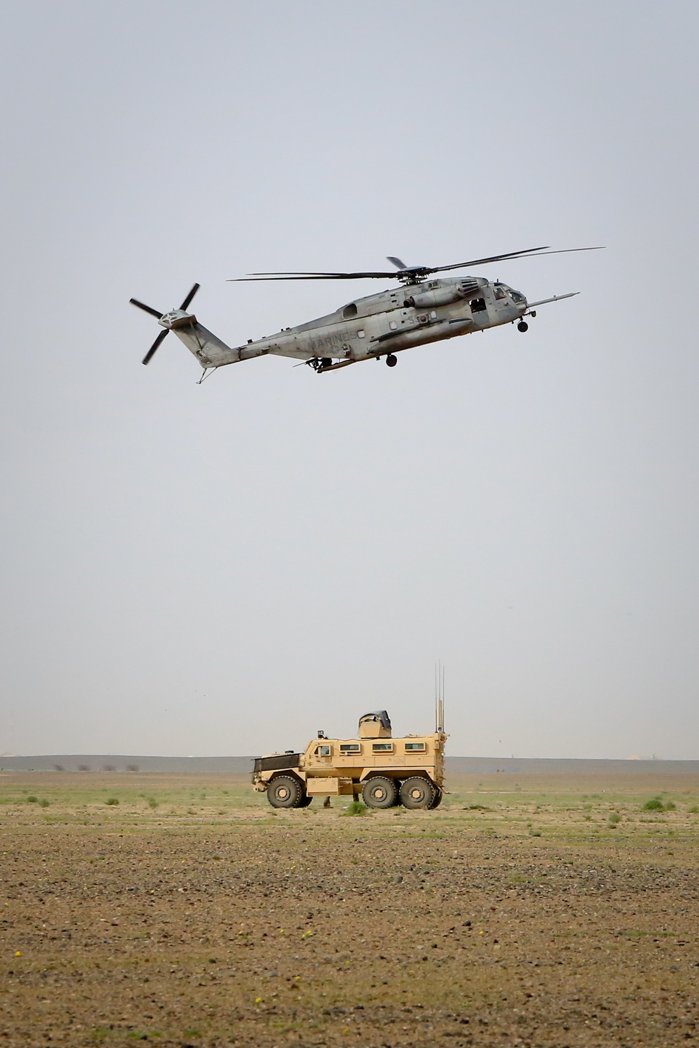 U.S. Marines, Georgian Army conduct air/ground mission, Helmand