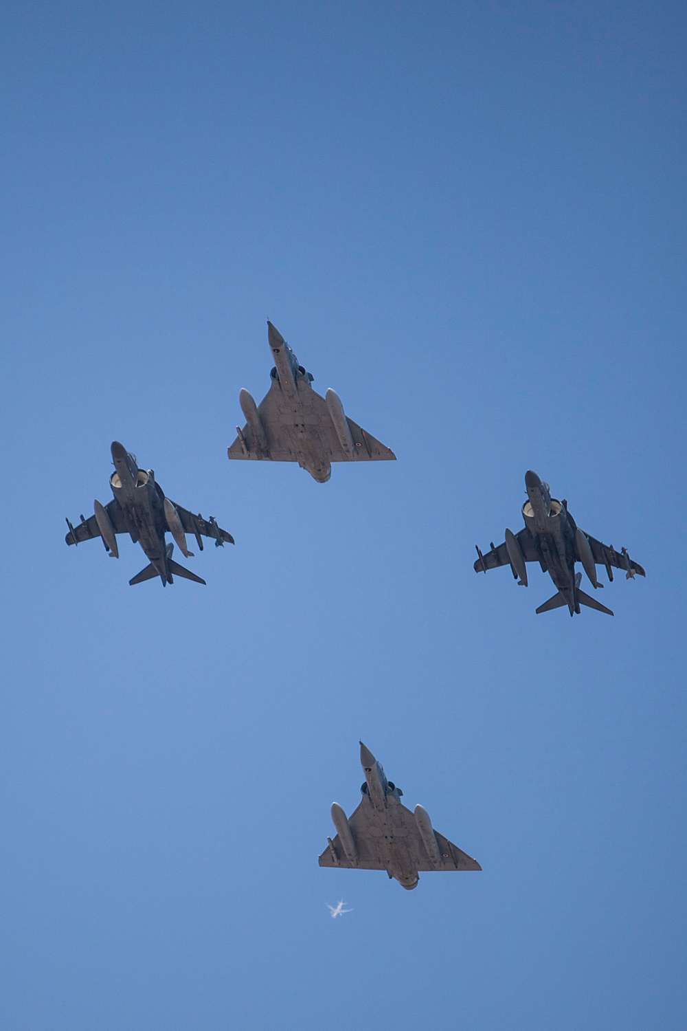 22nd MEU Harriers, French Mirages fly during exercise in Djibouti