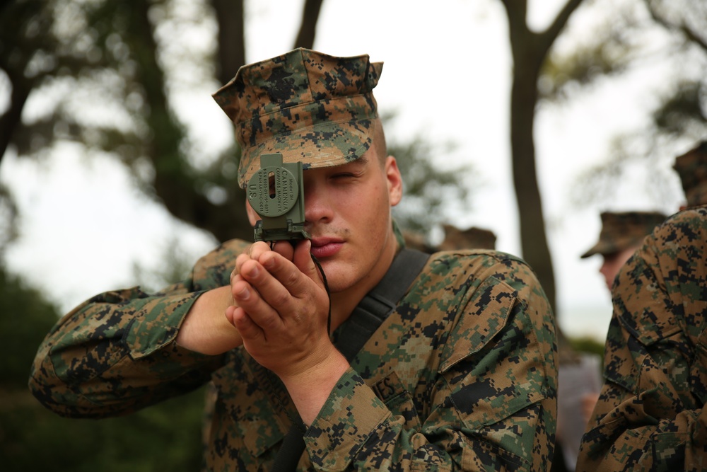 Photo Gallery: Marine recruits learn land navigation skills on Parris Island