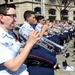 Coast Guard Band members perform for an audience following annual Blessing of the Fleet ceremony