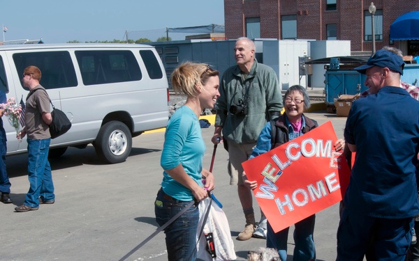 Coast Guard Cutter Stratton returns to homeport