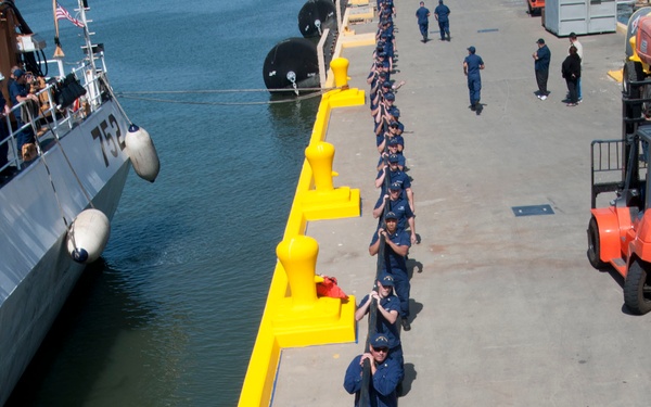 Coast Guard Cutter Stratton returns to homeport