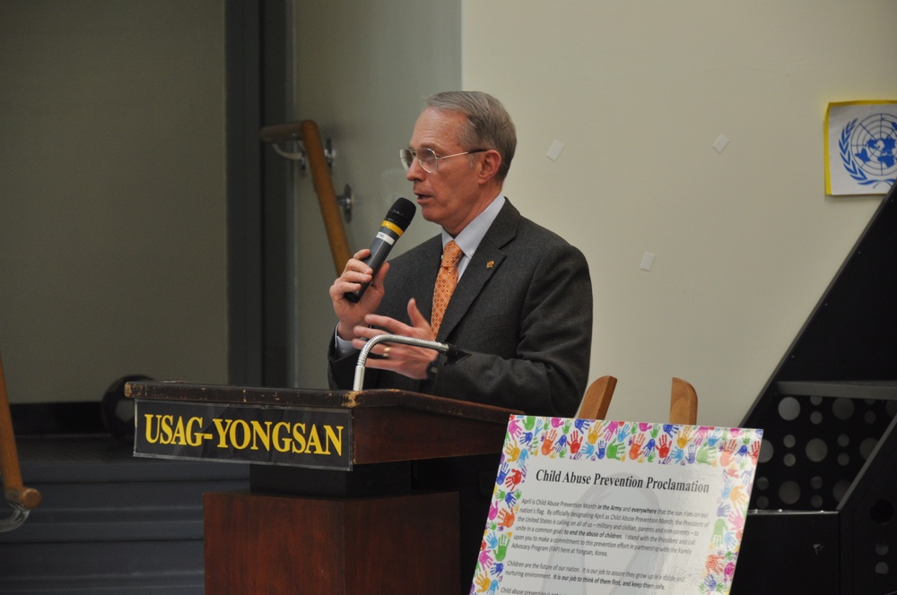 Yongsan stands together against child abuse